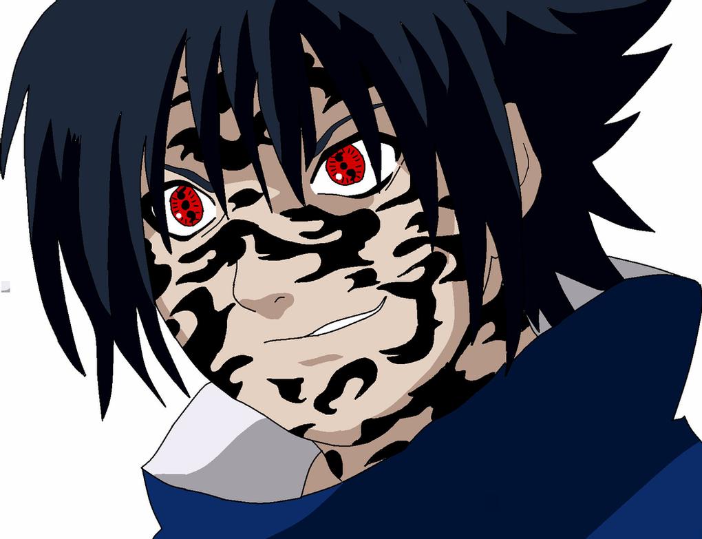 SASUKE: sasuke uchiha curse mark by