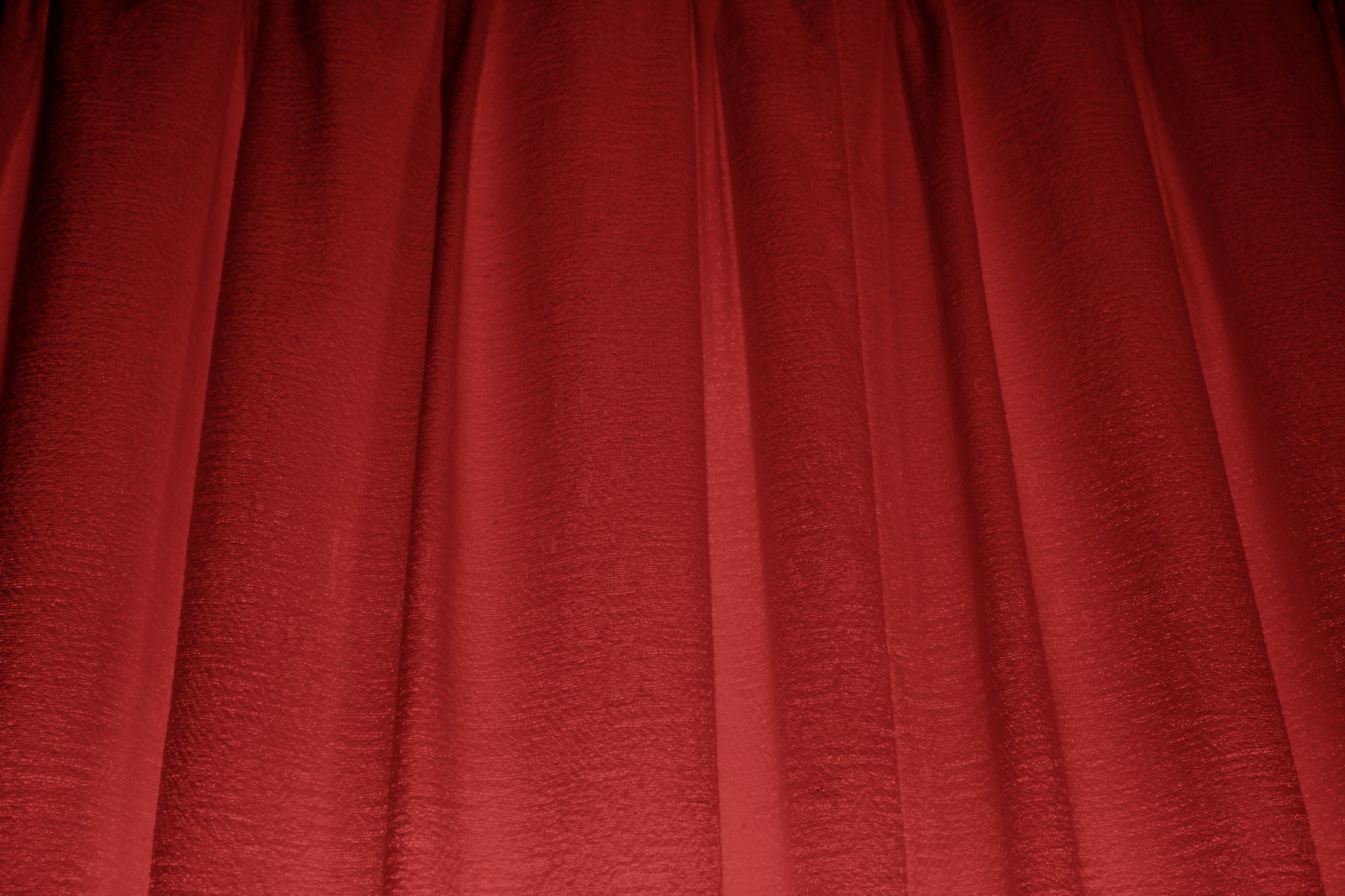 Red Curtains Texture Picture. Free Photograph. Photo Public Domain