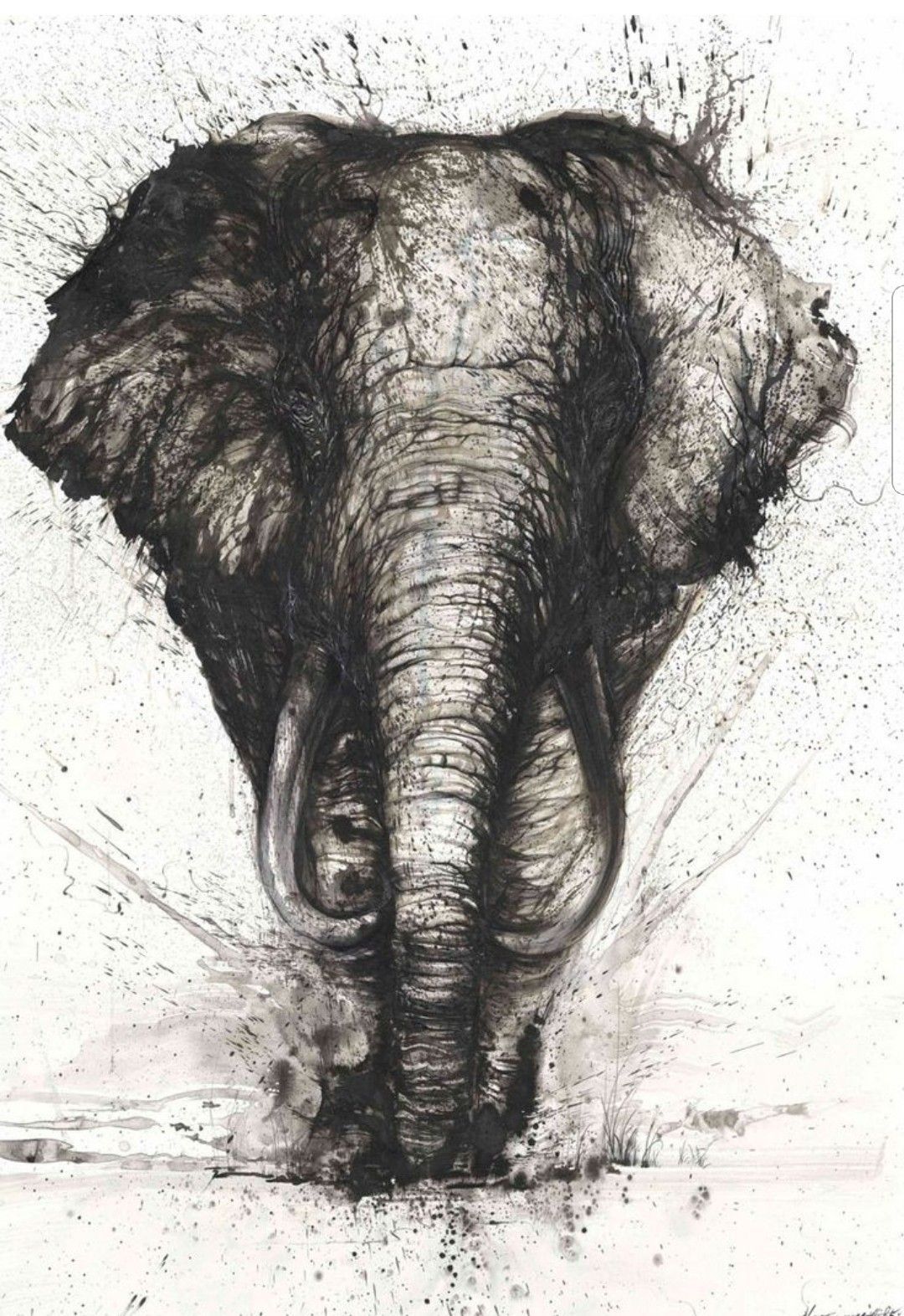 Tattoo ideas. Splatter art, Animal paintings, Animal art