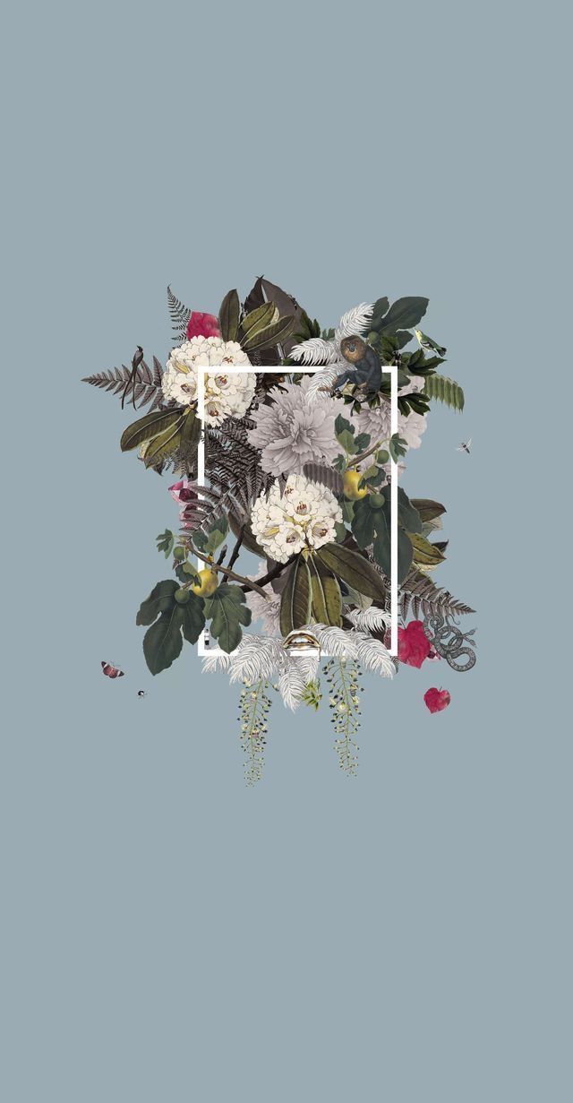 Rivai on Wallpaper. Botanical collage