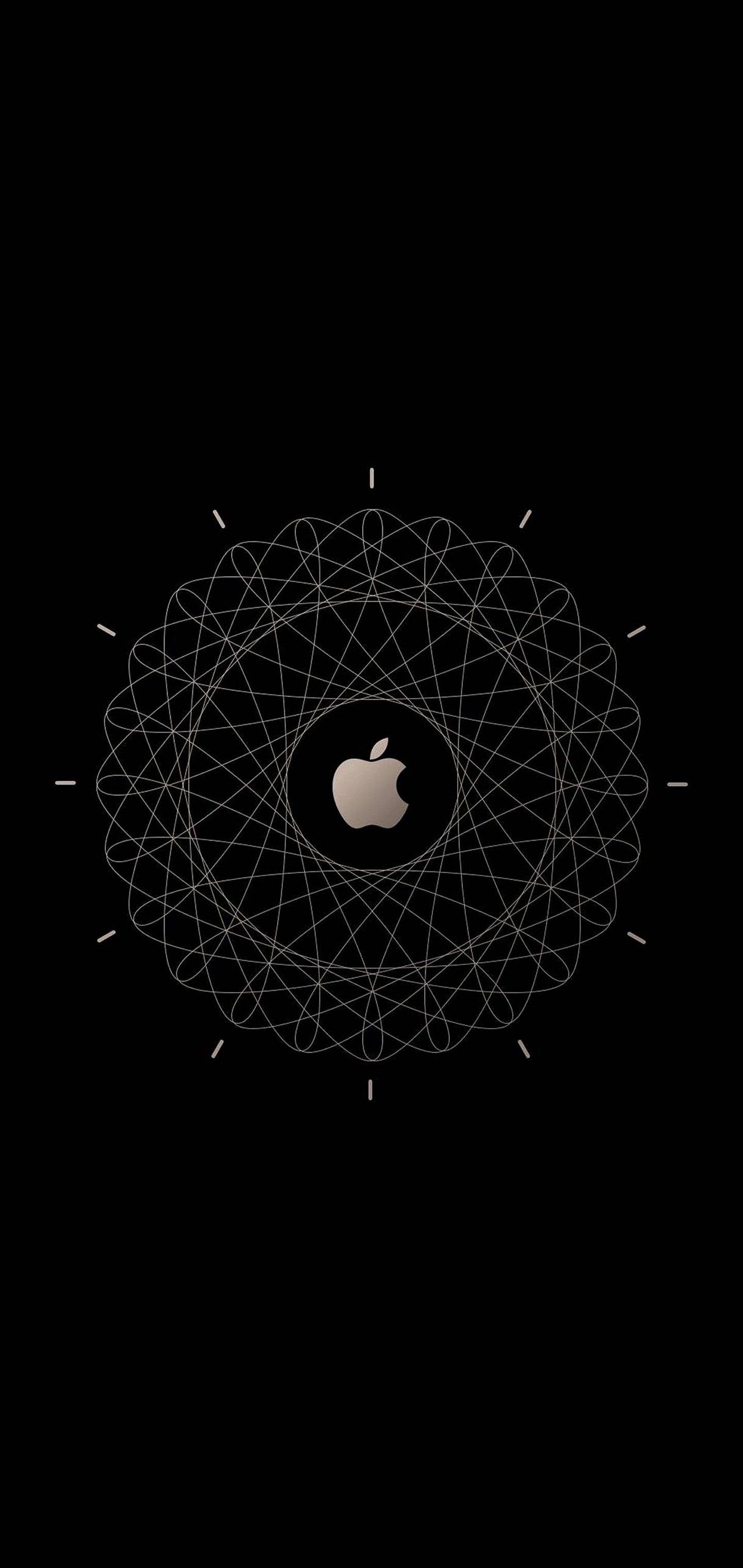 Apple Logo Brown Technology Wallpaper - [1440x3040]