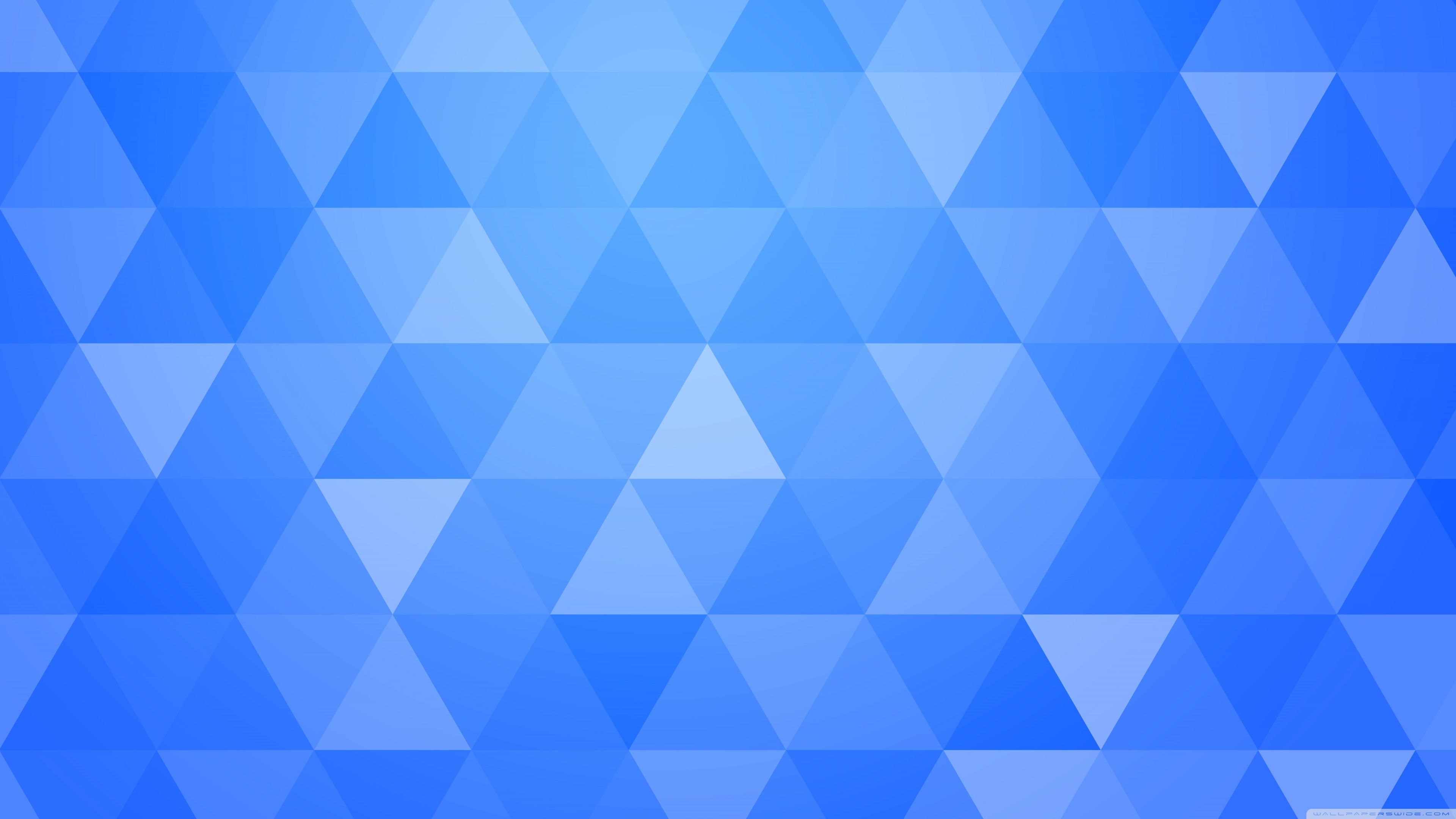 Blue Abstract Geometric Triangle Background Ultra HD Desktop Background Wallpaper for 4K UHD TV, Multi Display, Dual & Triple Monitor, Tablet