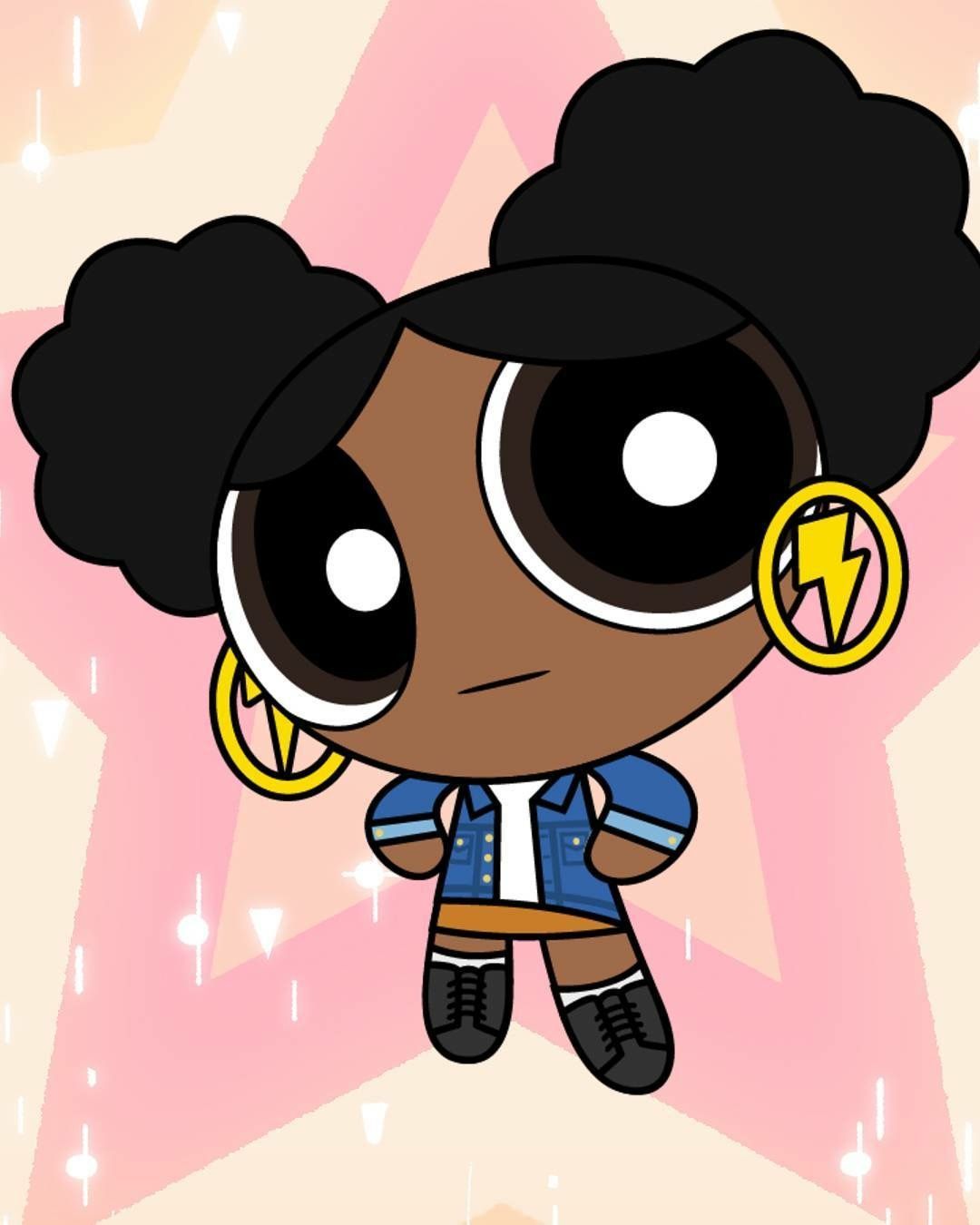 cute black girl cartoon characters