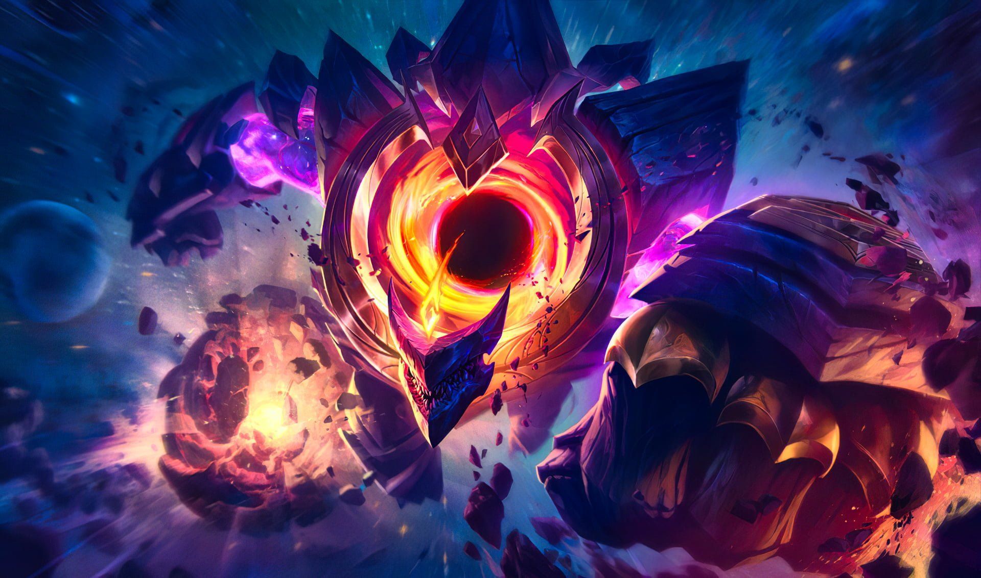 Dark Star Skins To Drop Into The Rift Alongside TFT Set 3 Galaxies • L2pbomb. League of legends, League of legends characters, Dark star