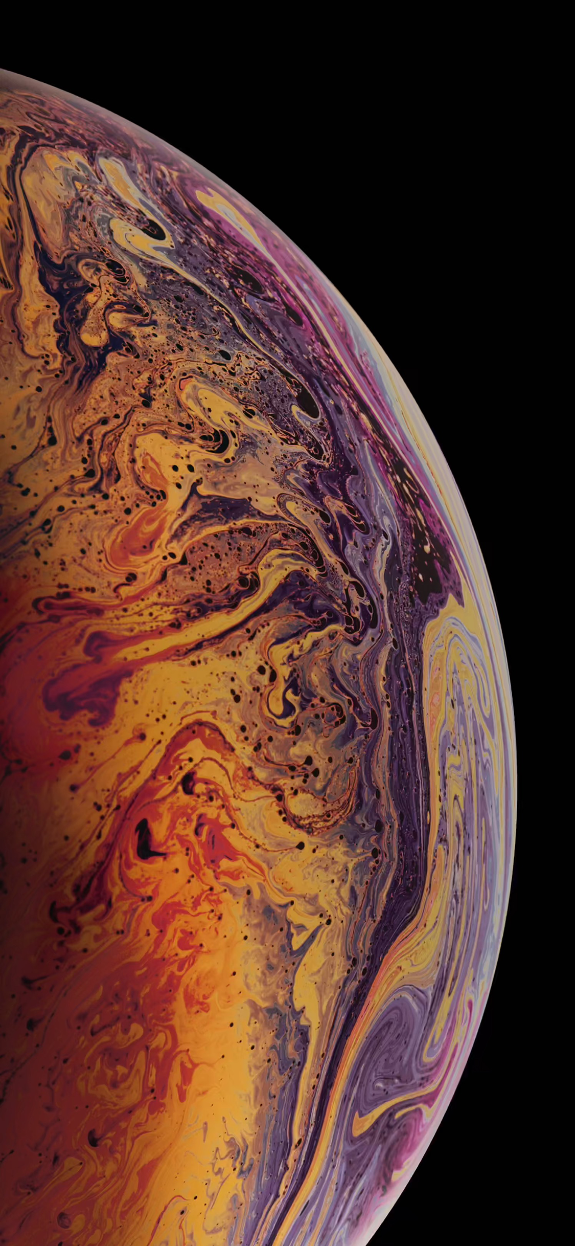 Trying to make the new iPhone Xs/ Xs Max live planets wallpaper into desktop live wallpaper