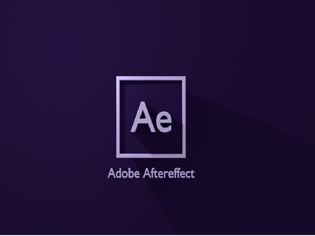 After Effects Logo, Download Wallpaper