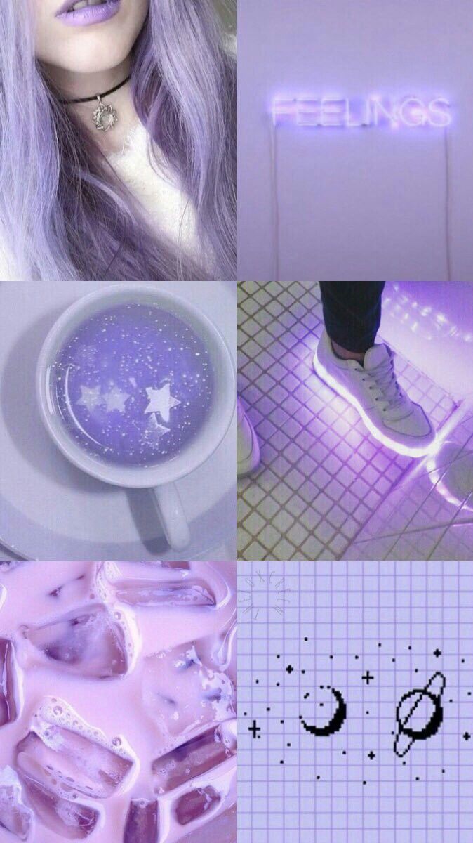 Purple Wallpaper Aesthetic Girl