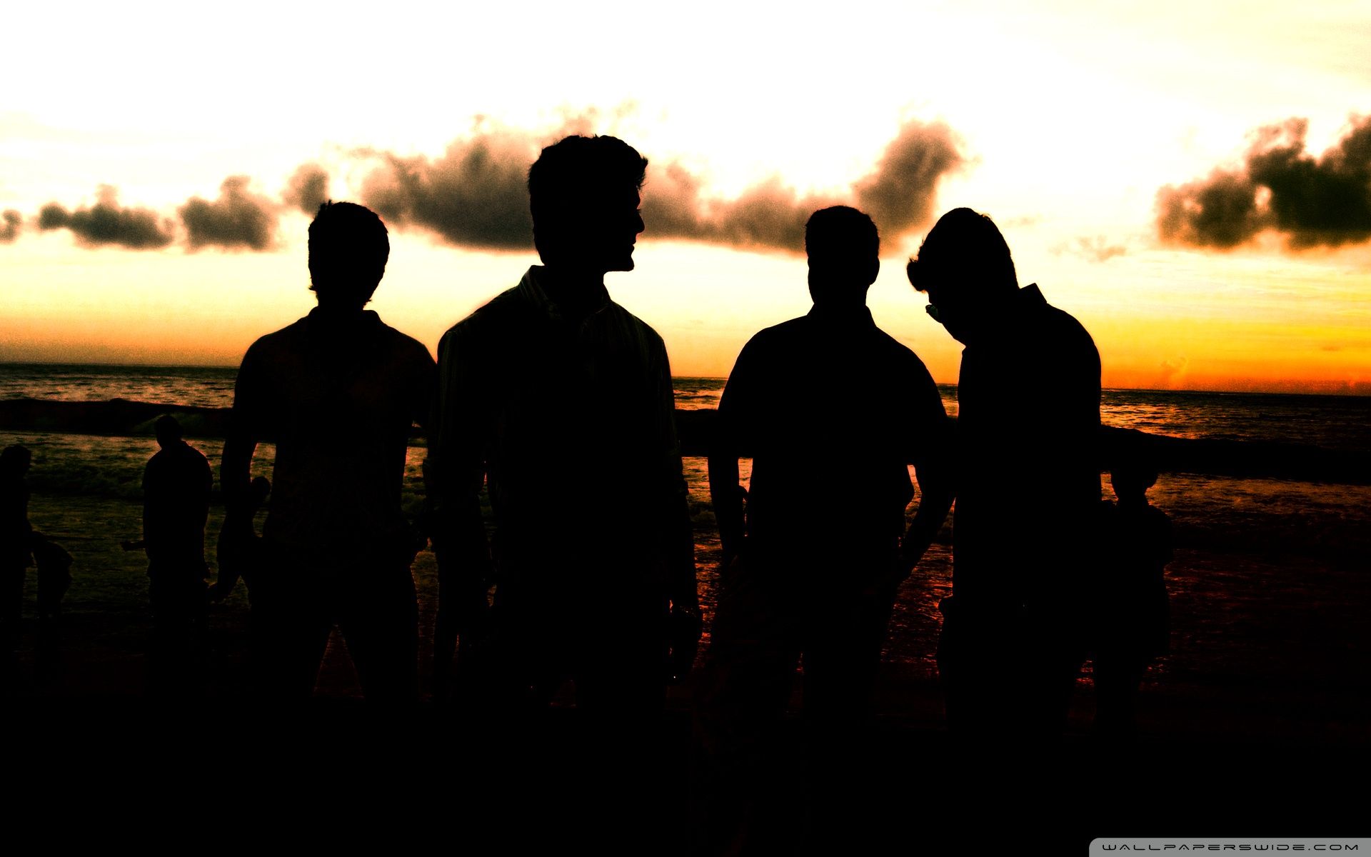 Friend Silhouettes Wallpaper Free Friend Silhouettes Background