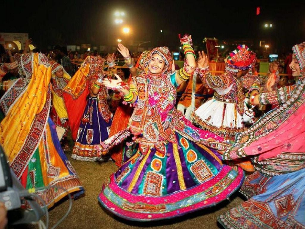 Navratri Garba Festival In Gujarat Hd Wallpaper