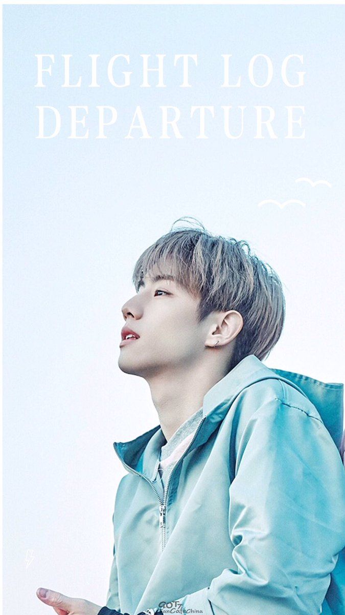 GOT7FanCafeChina - [Wallpaper] Cafe's #FlightLogDeparture Wallpaper for iPhone #GOT7 Part2✈️ Hyung line #JB #Mark #Jackson #Junior