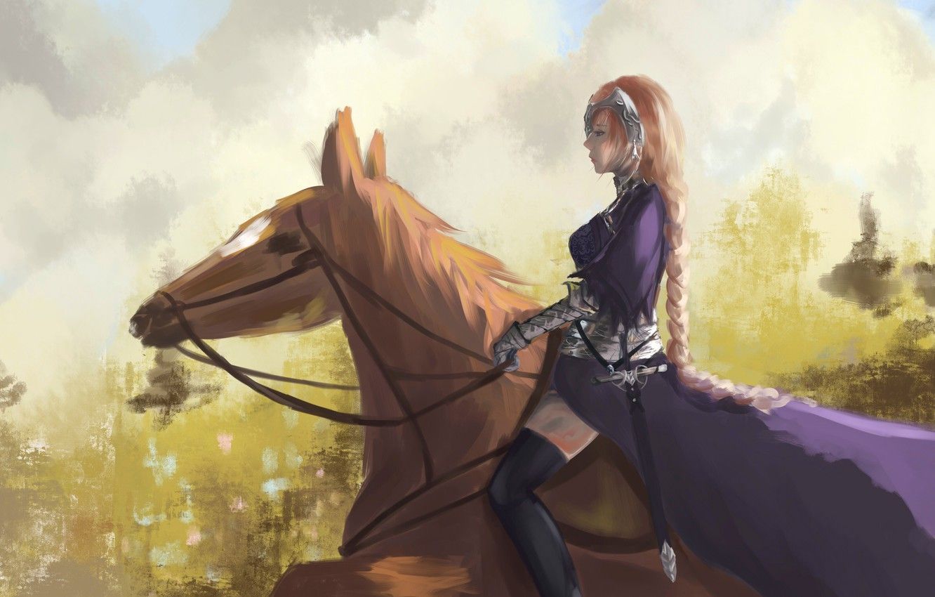 girl riding a horse in fantasy world - AI Generated Artwork - NightCafe  Creator