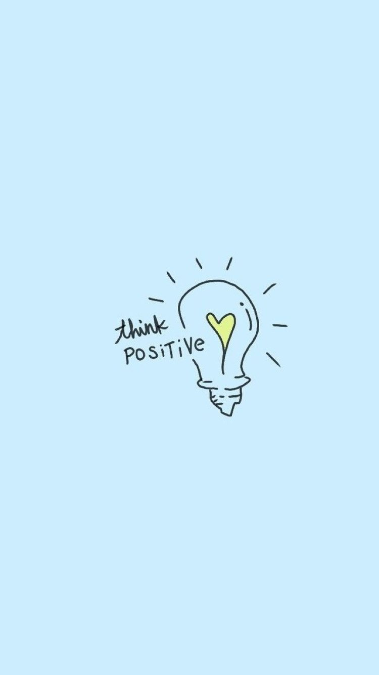 Think Positive Wallpaper