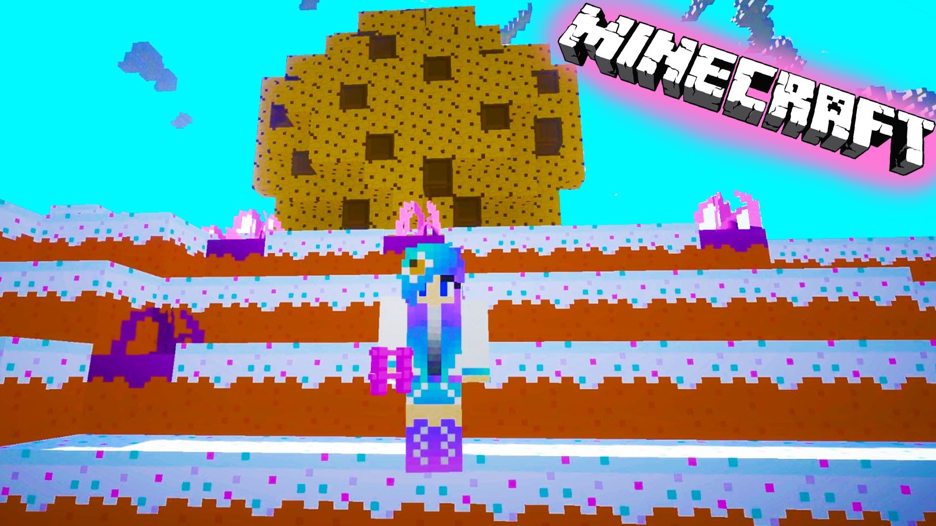 Cookieswirlc Plays Minecraft Candy Sugar Land Gaming Cake World Giant Co. Cookie swirl c, How to play minecraft, Cookie swirl c youtube