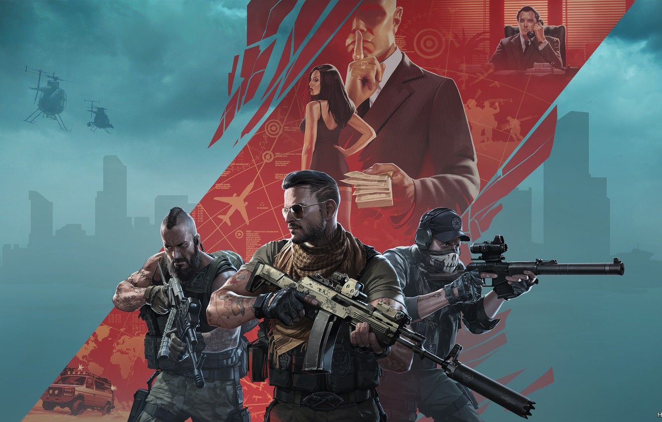 Wallpaper weapons, art, machine, soldiers, bear, art, ammunition, mercenaries, Hired ops, R.2028, Russia 2028, mercenary operations, PMC, Absolutely soft, Hops, Ivan Vilmont image for desktop, section игры