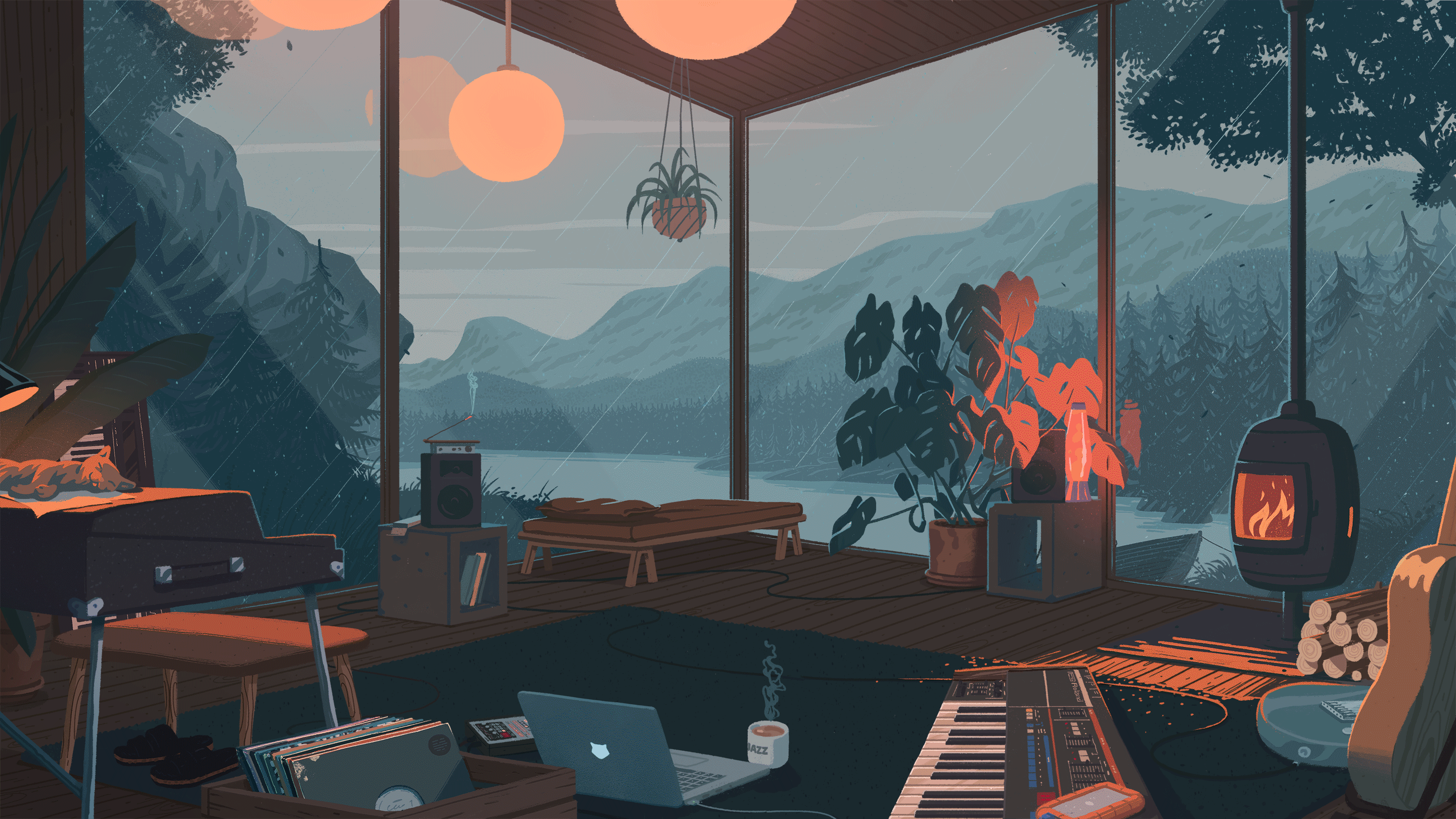 Cozy Autumn Rain, Jeff Östberg x
