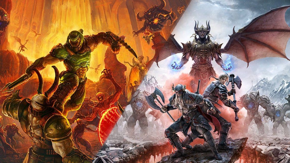 Doom Eternal and The Elder Scrolls Online Announced for PS5 and Xbox Series X With Free Upgrades