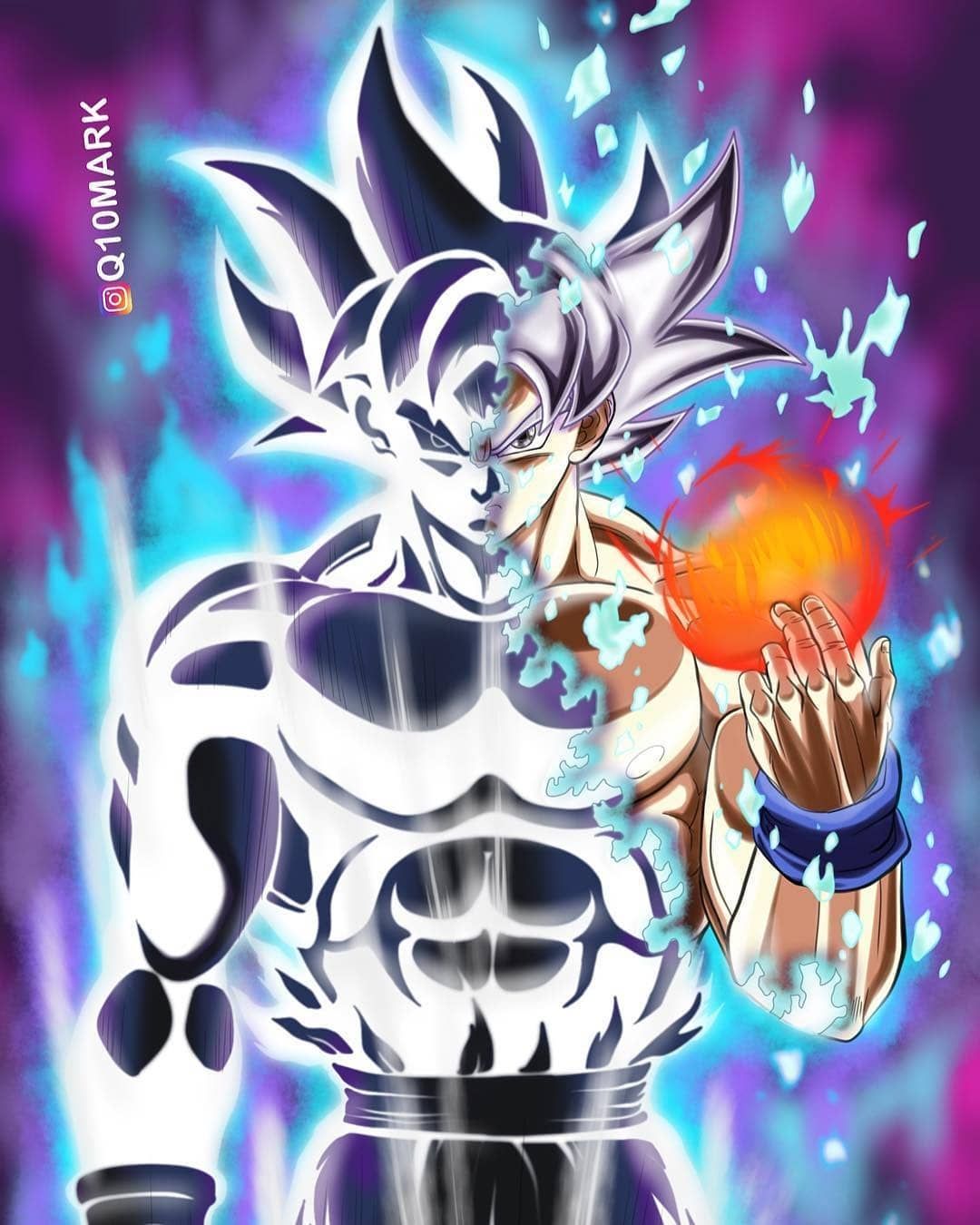 Goku Ultra Instinct Mastered, featuring his debut when the main hero extinguished the final o. Dragon ball wallpaper, Anime dragon ball super, Dragon ball goku