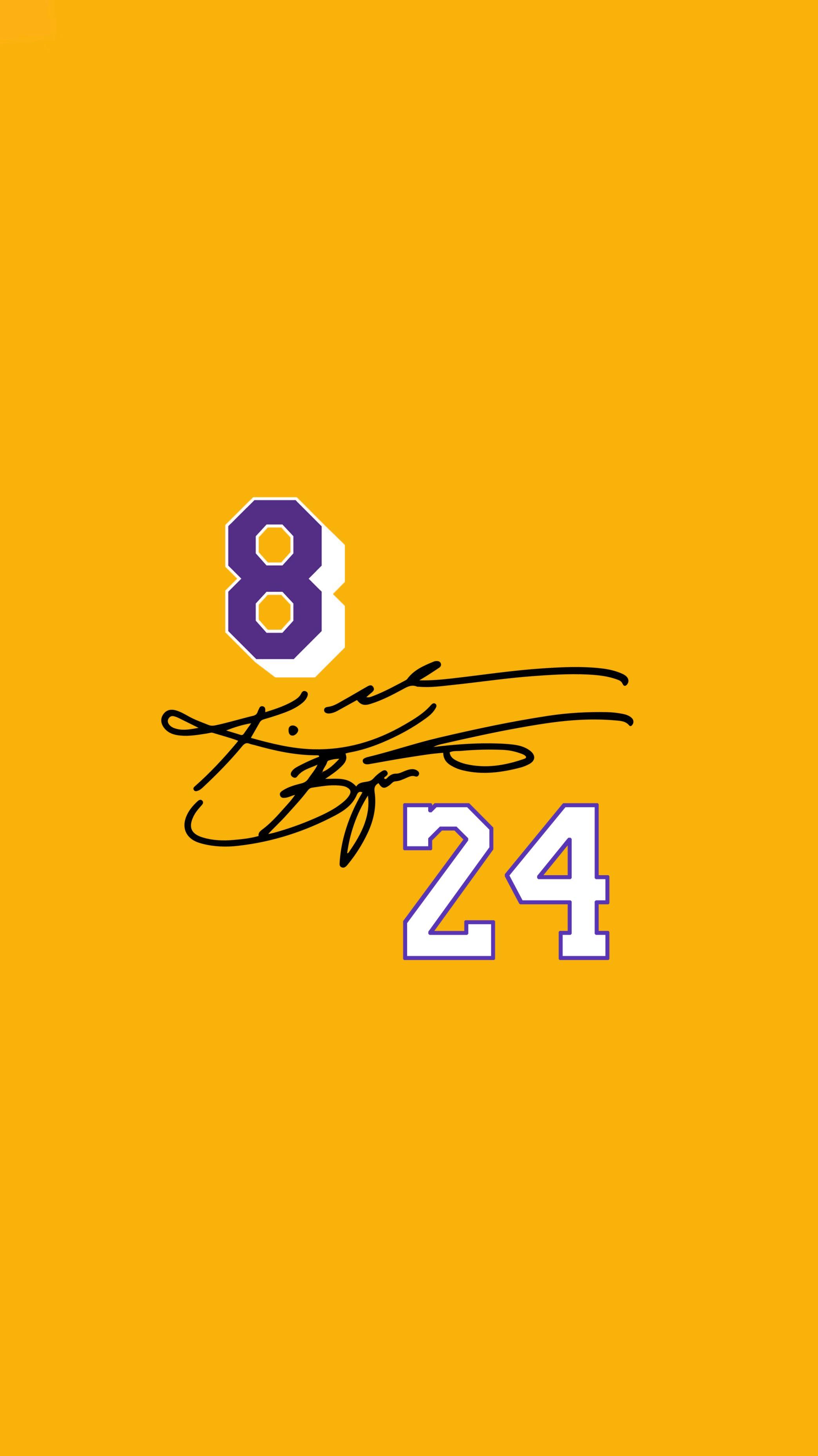 Posting a few simple Kobe iPhone (mobile) wallpaper I made: lakers