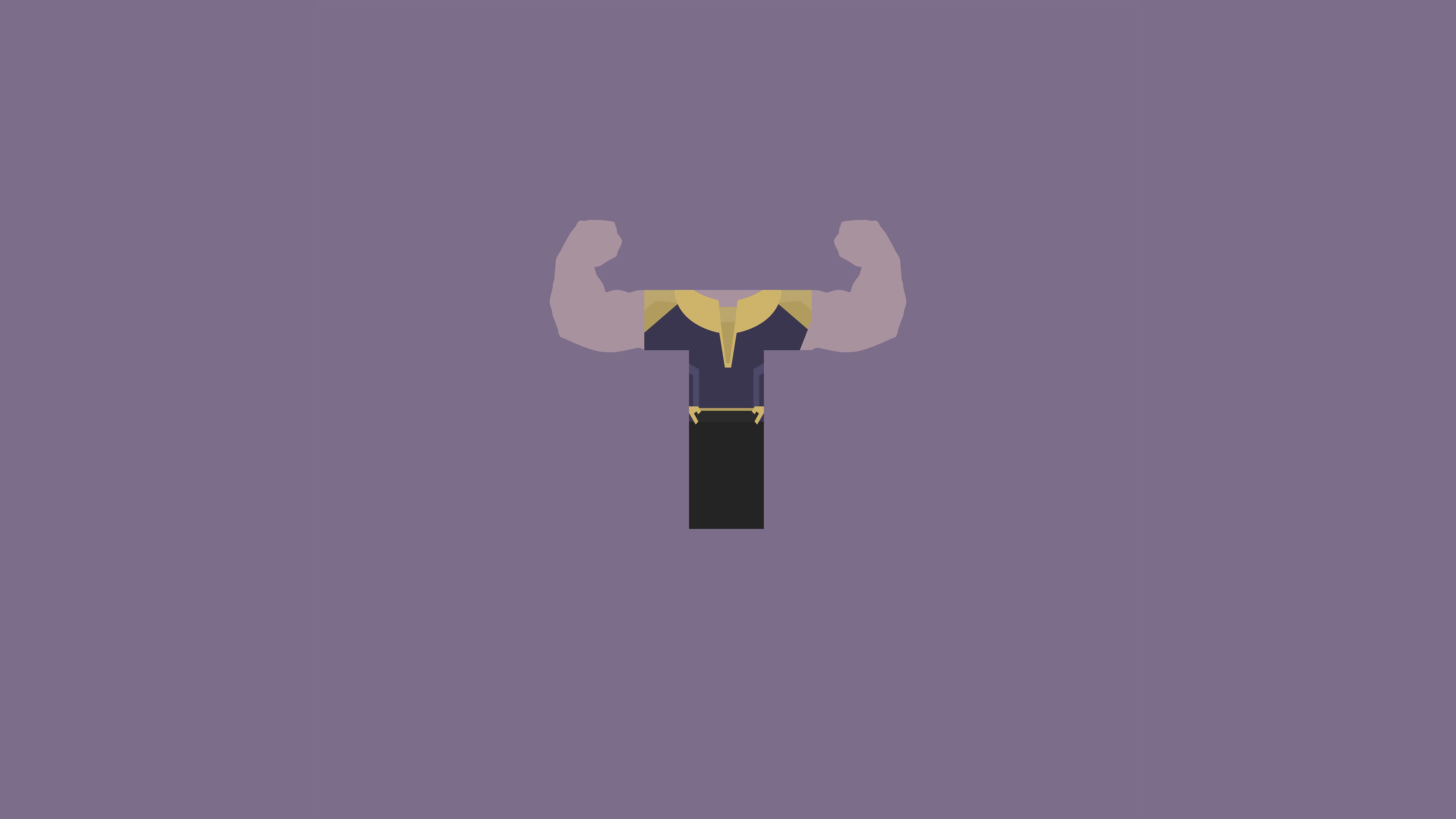 Thanos Minimalism 5k, HD Superheroes, 4k Wallpaper, Image, Background, Photo and Picture