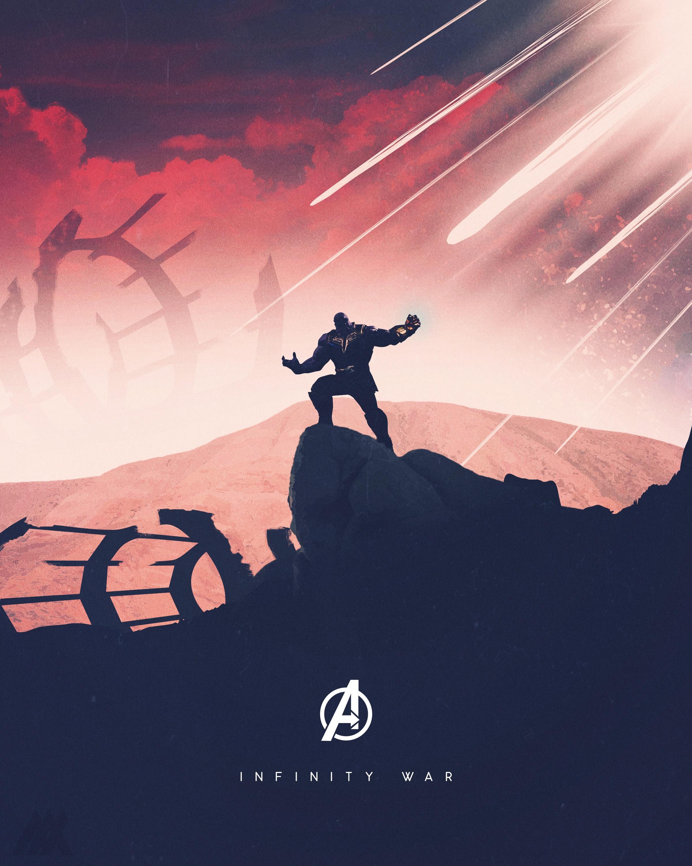 Wallpaper Thanos, Titian, Immortal, Avengers: Infinity War, HD, Creative Graphics / Editor's Picks,. Wallpaper for iPhone, Android, Mobile and Desktop
