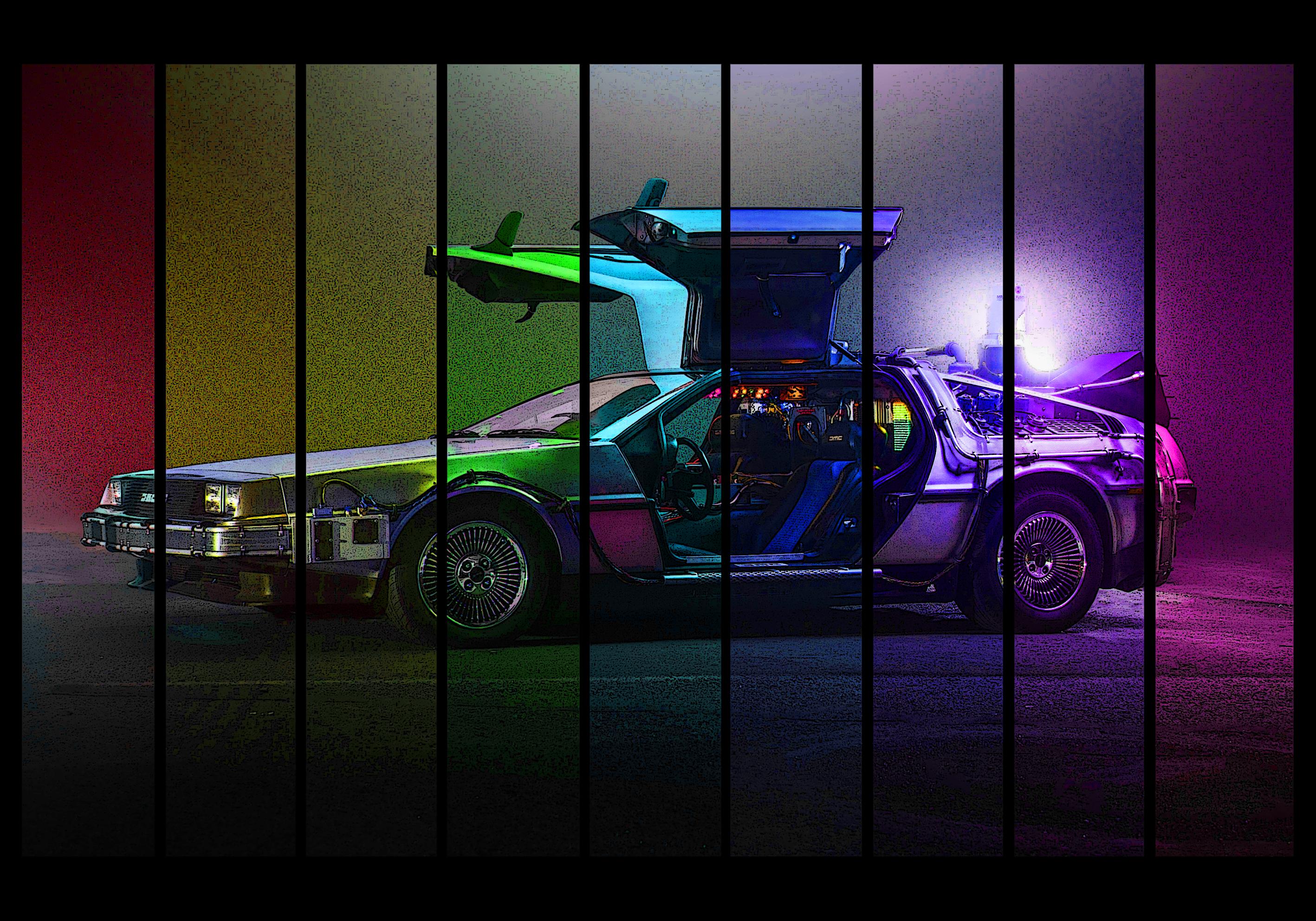 Delorean 4K wallpaper for your desktop or mobile screen free and easy to download