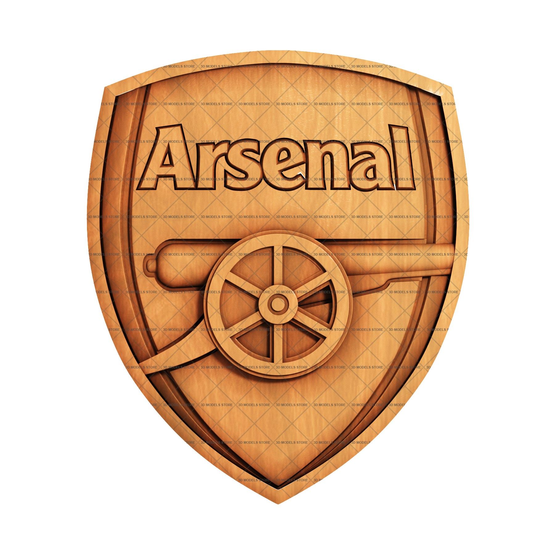 Symbol of Arsenal -3D (stl) model grb_stl_0013_arsenal (stl) model