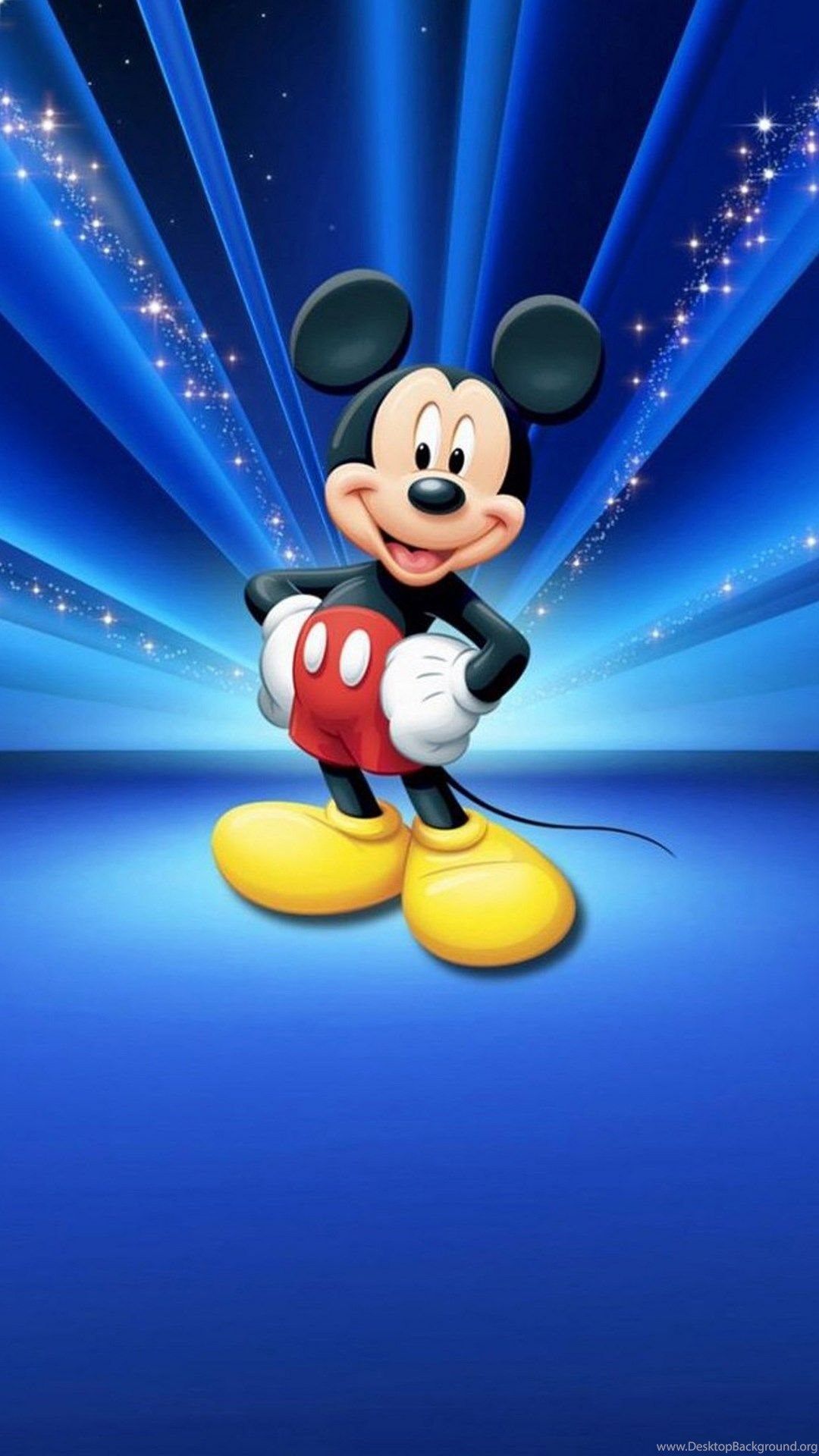 Samsung Galaxy A8 Wallpaper: Blue Mickey Mouse Android Wallpaper Desktop Background