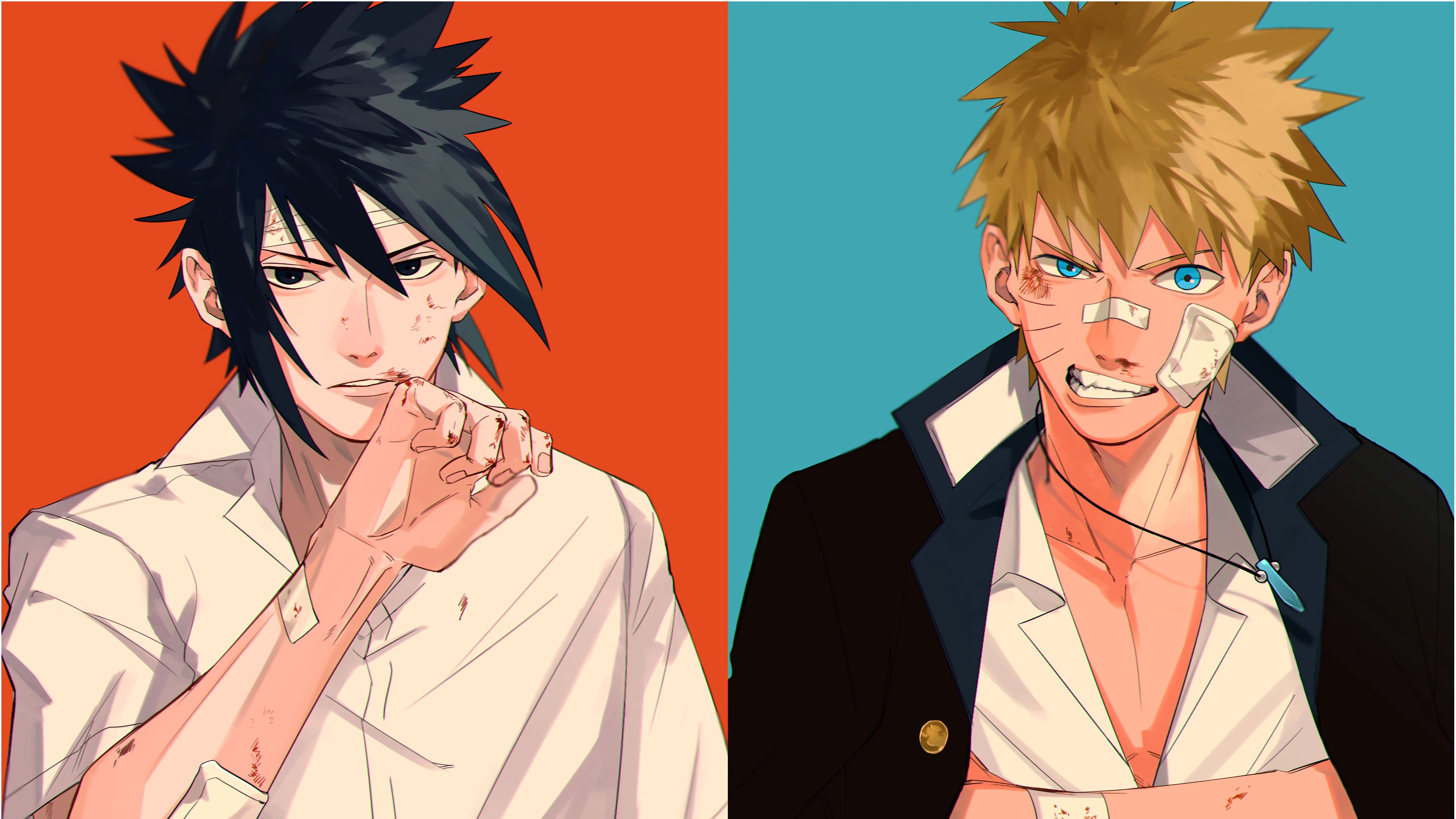 Naruto Friends Injury 4K 5K HD