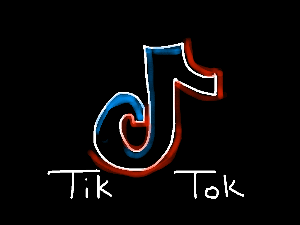 tik tok logo HD wallpaper