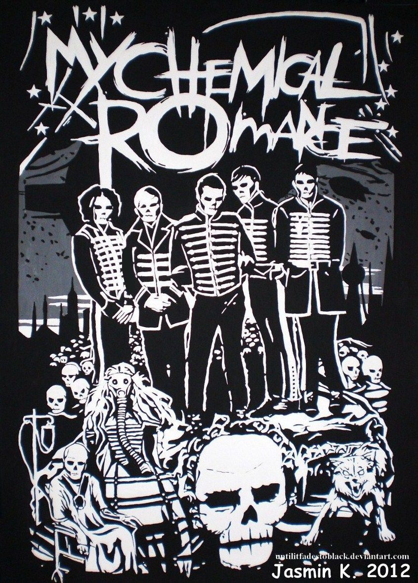 The Black Parade Is Dead. My chemical romance wallpaper, My chemical romance poster, Emo wallpaper