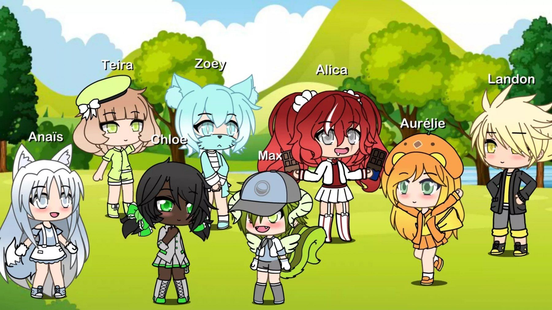 Game Gacha Life Characters.