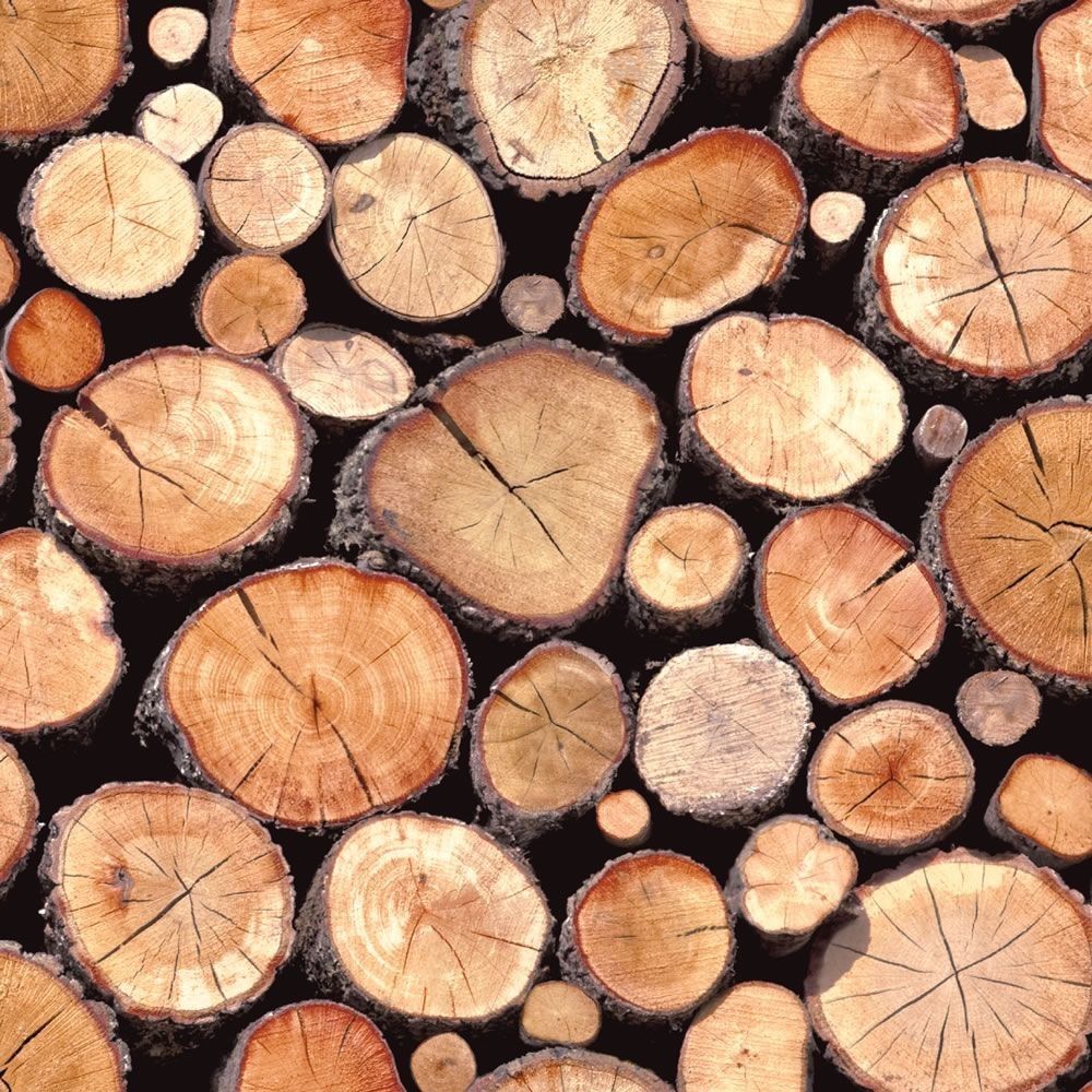 Wood Log Wallpaper