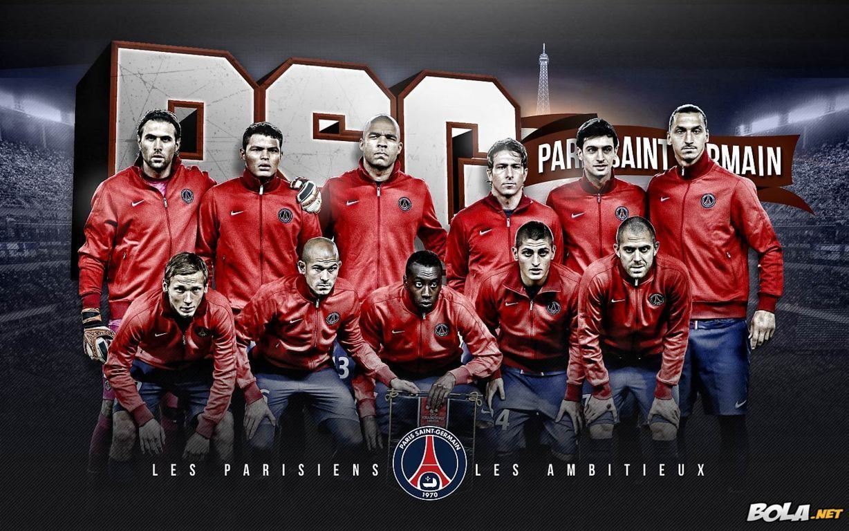 PSG Team Squad 2013 2014 Wallpaper HD