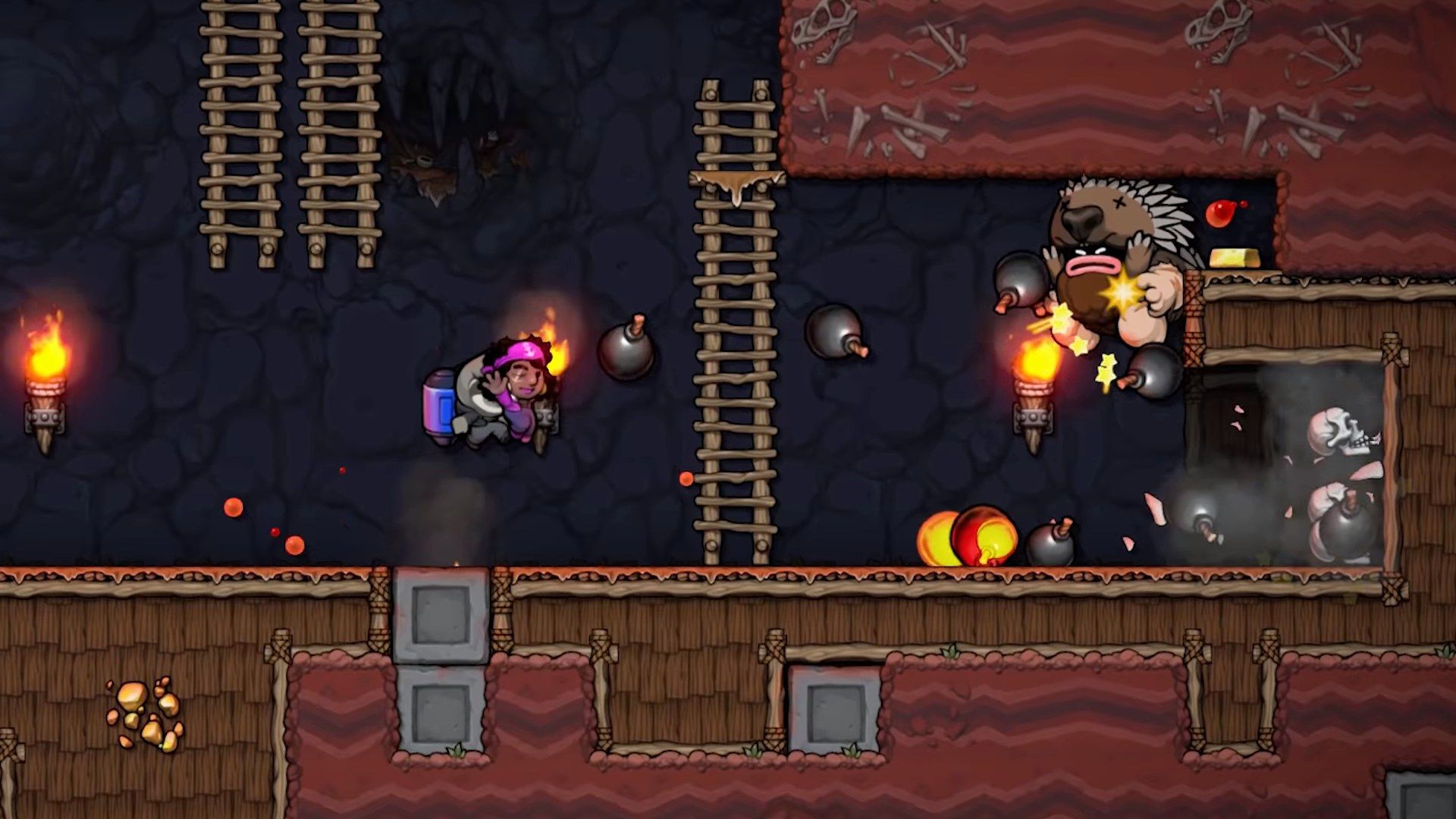 spelunky 2 caveman blessing spelunky 2 caveman blessing