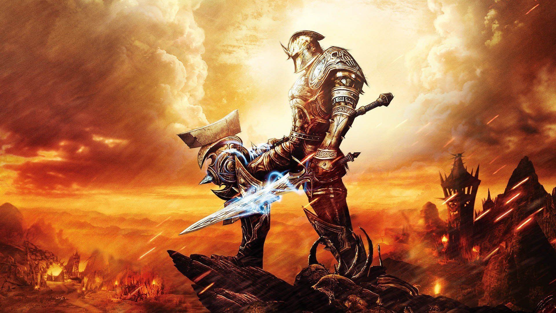 kingdoms of amalur wallpaper of amalur, Kingdoms of amalur: reckoning, Science fiction art retro