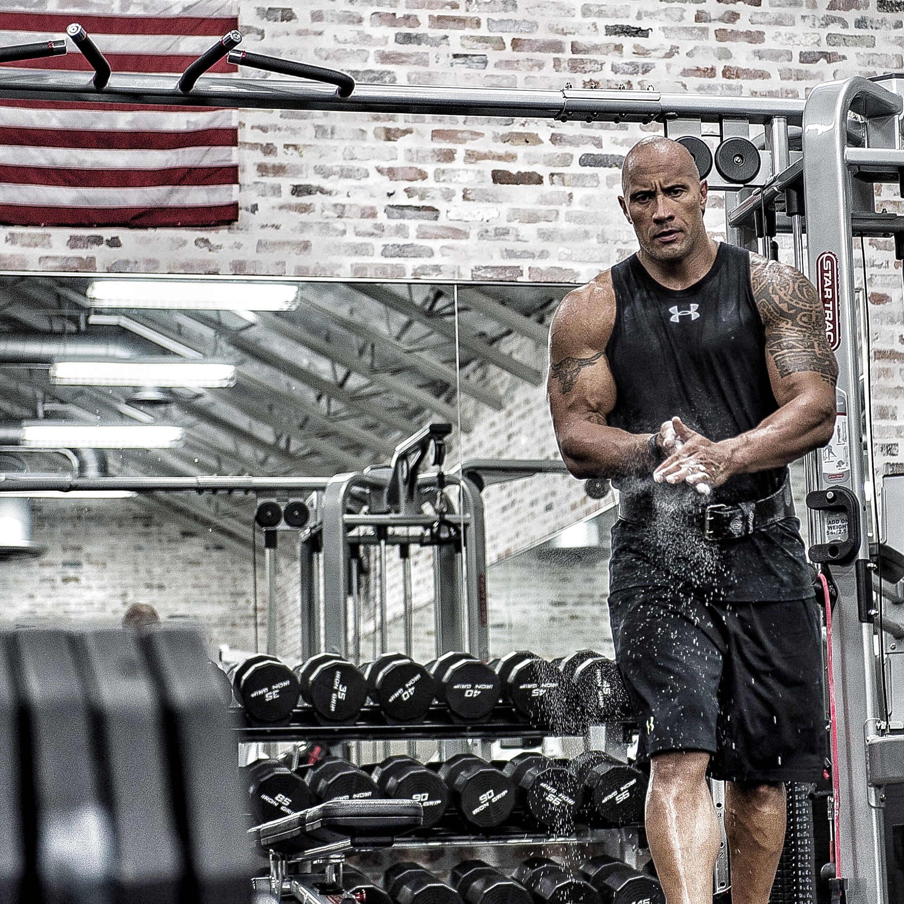 Dwayne Johnson In Gym 4k iPad Pro Retina Display HD 4k Wallpaper, Image, Background, Photo and Picture