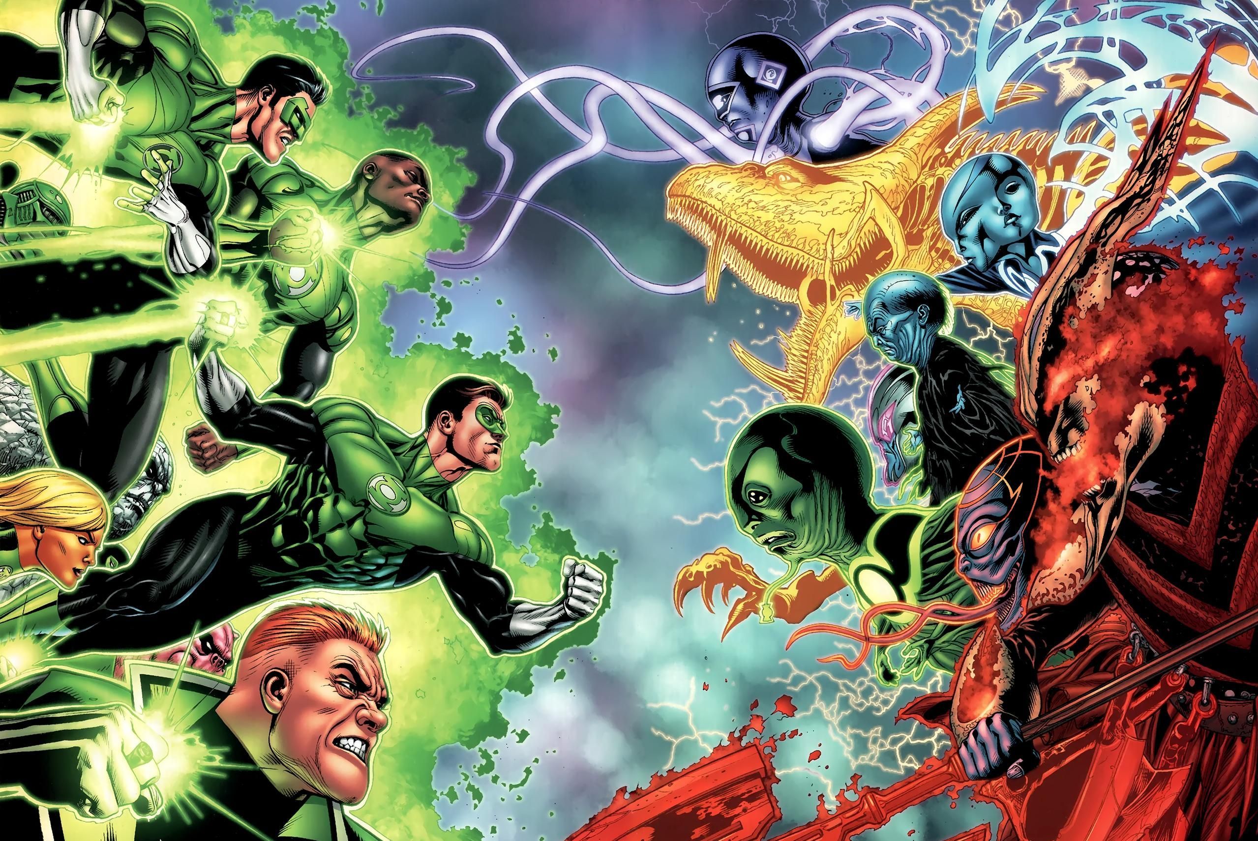 Green Lantern Corps: The Corps vs. Krona and The Guardians of The Universe. Green lantern wallpaper, Green lantern corps, Green lantern