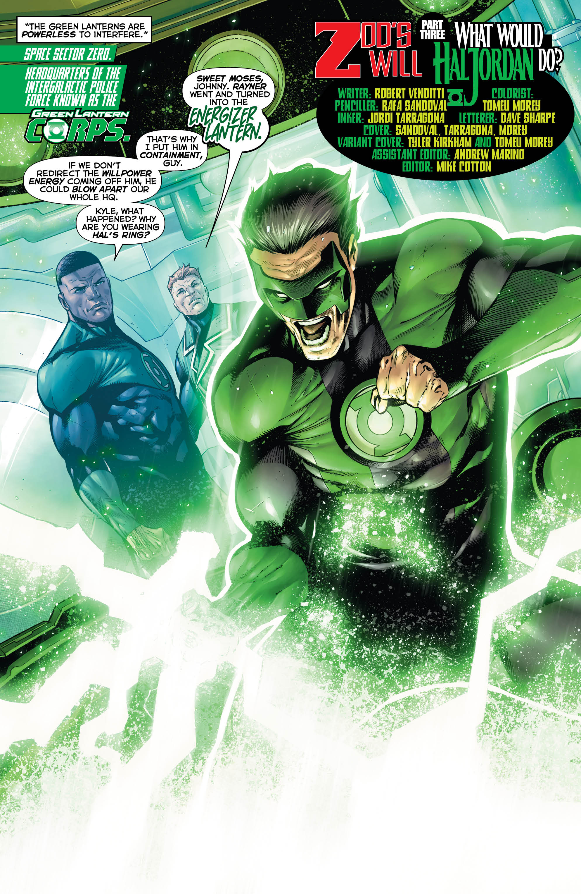 The Brightest Day Green Lantern Corps
