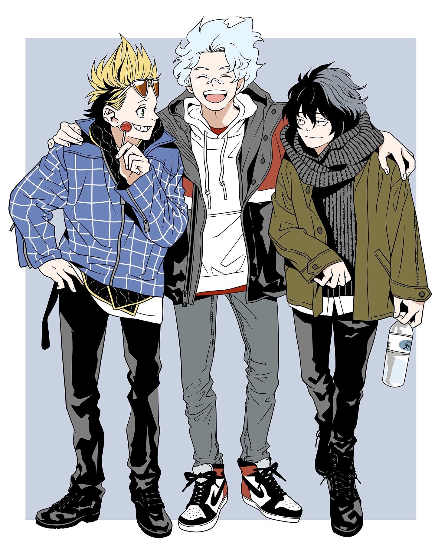 hizashi and oboro and shota no Hero Academia Wallpaper