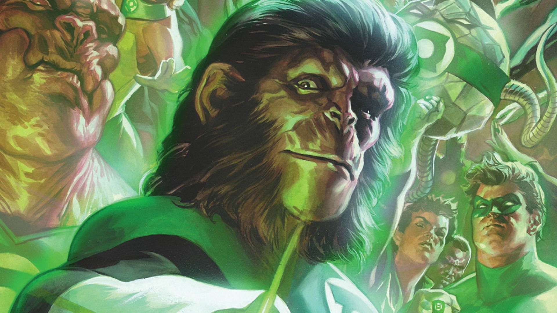 Planet Of The Apes And Green Lantern Team Up For Crazy Crossover