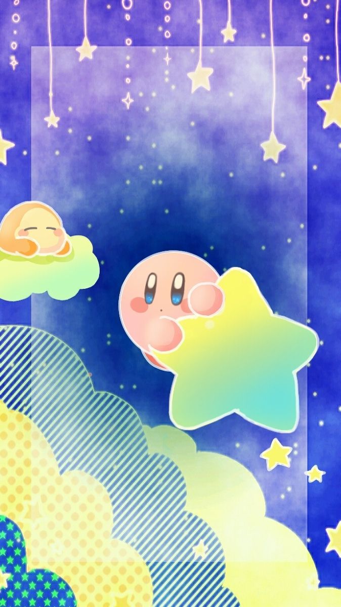 Aww such a cute artwork of Kirby and a Waddle Dee. Kirby character, Kirby art, Kirby