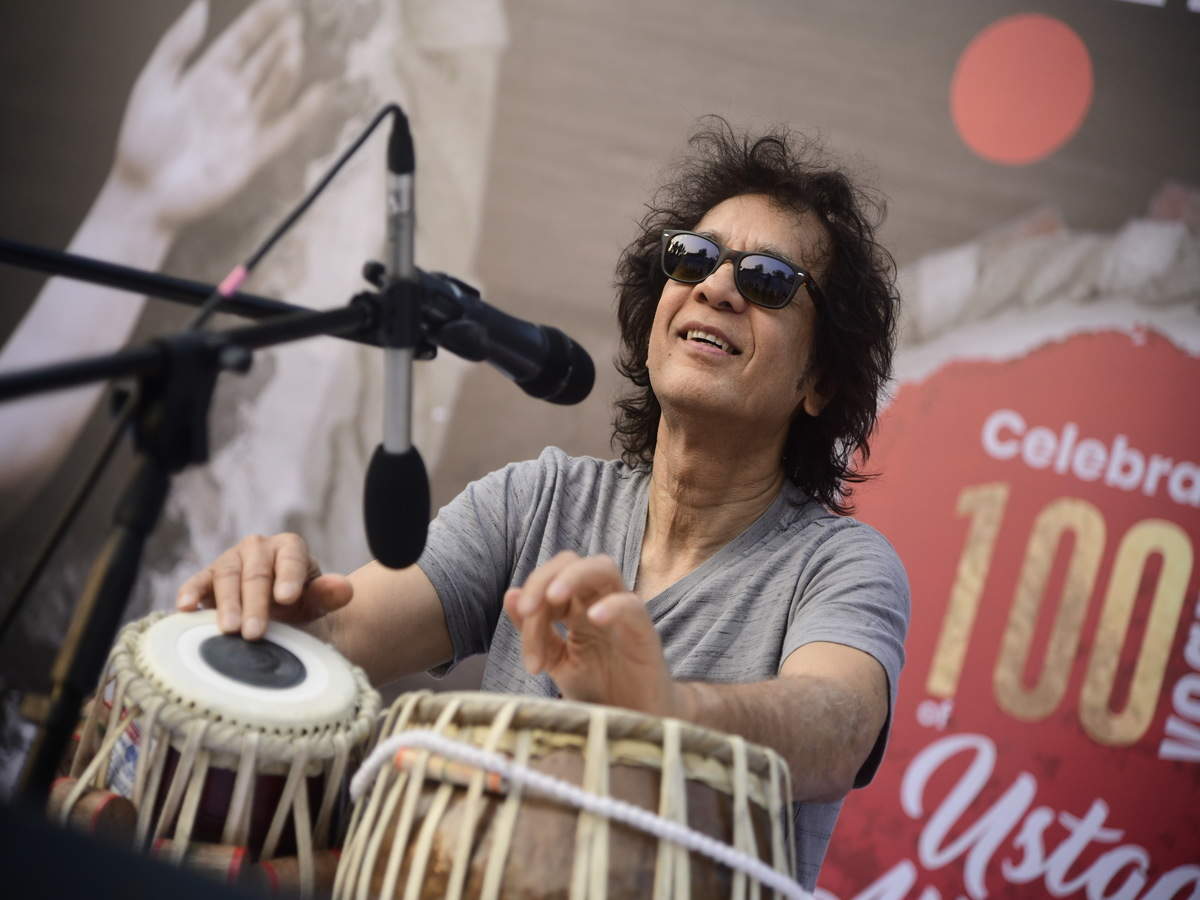 My father told me not to try to be the best, it is not possible to attain perfection in music: Ustad Zakir Hussain. Gujarati Movie News of India