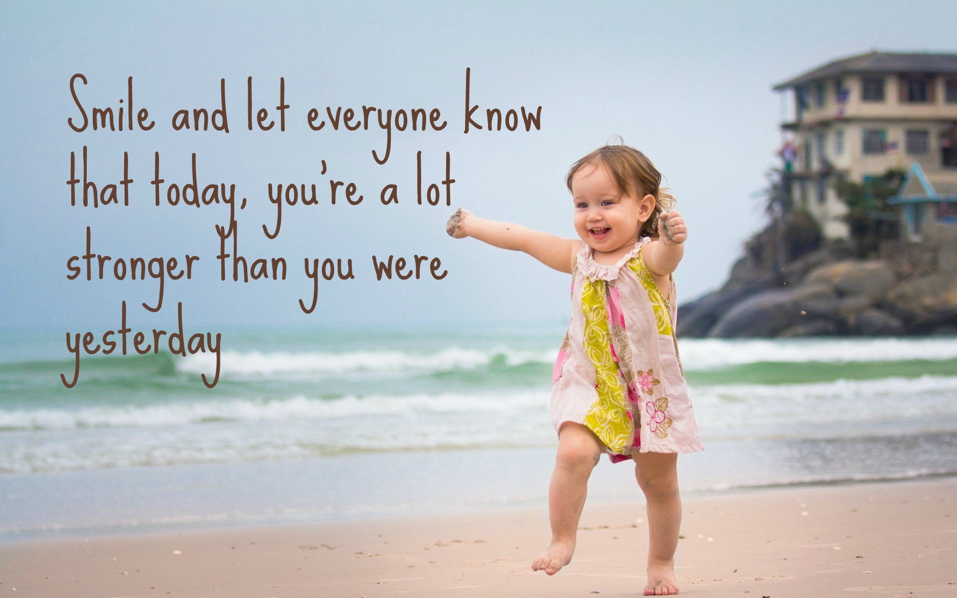 Cute Baby Wallpaper with Quotes