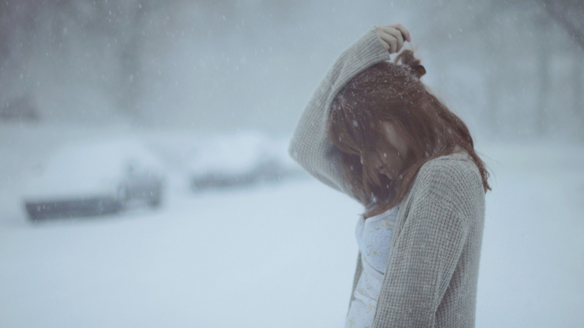 Snow aesthetic beauty wallpaper