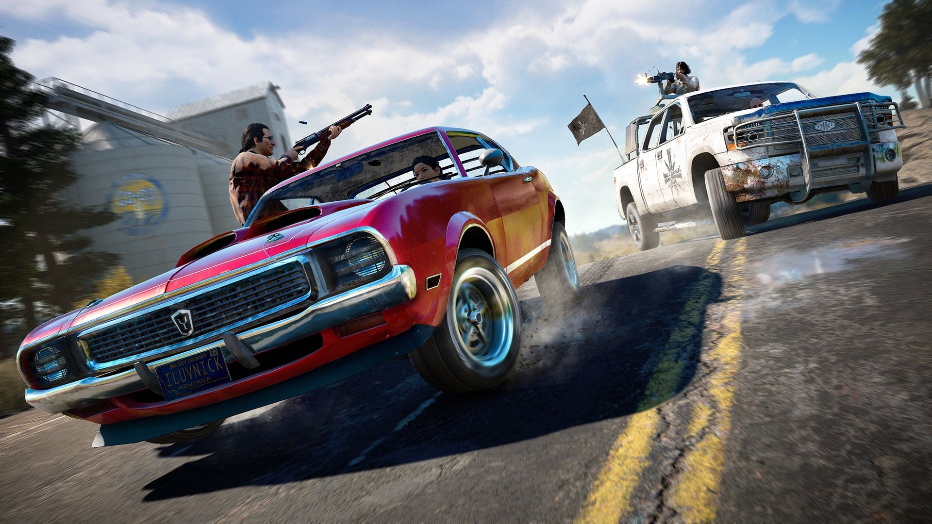 Far Cry 5 Car Chase Shooter HD