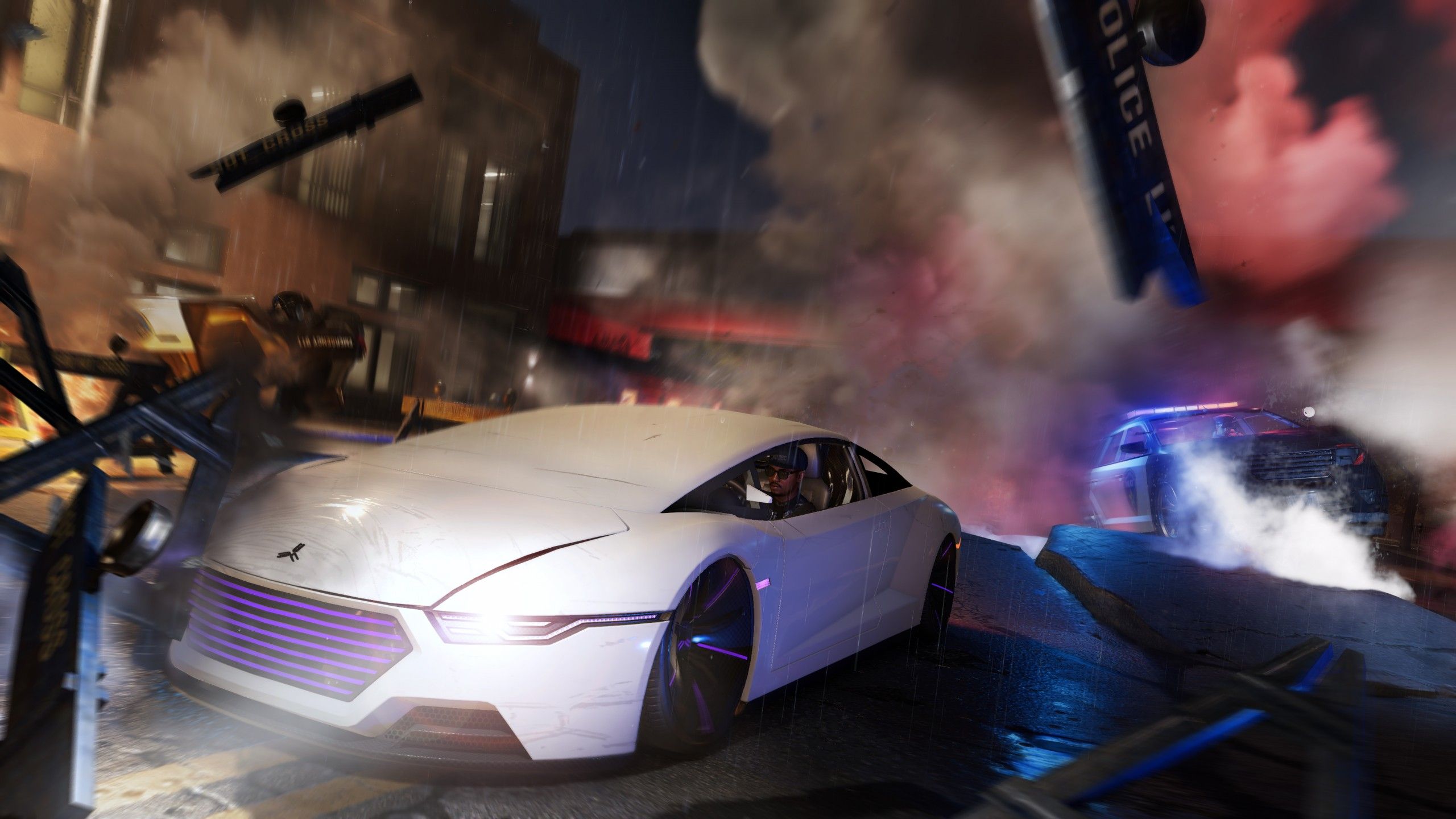 Wallpaper Police chase, Human Conditions, Watch Dogs DLC, 4K, Games,. Wallpaper for iPhone, Android, Mobile and Desktop