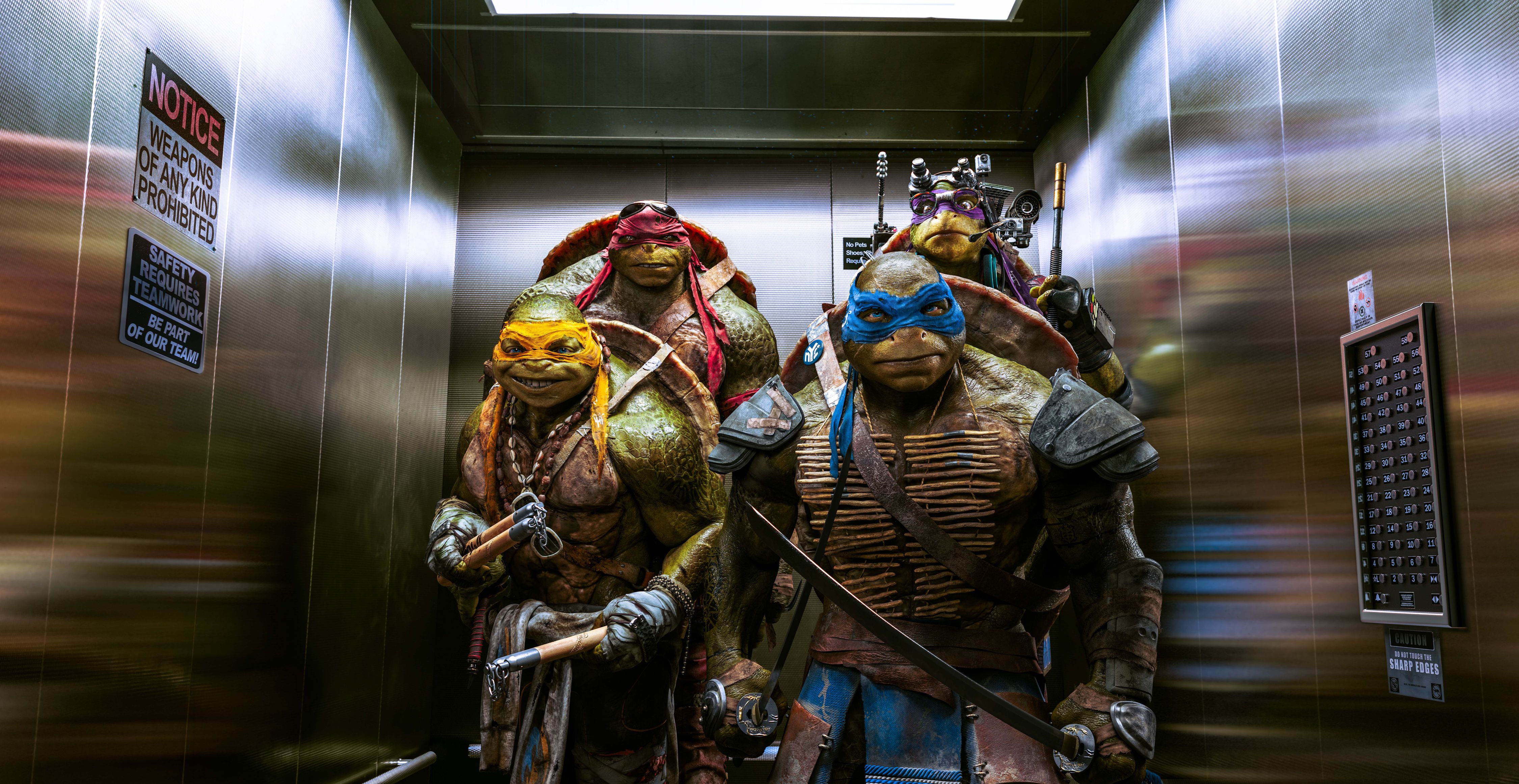 Teenage Mutant Ninja Turtles Image Reveal Splinter and Shredder