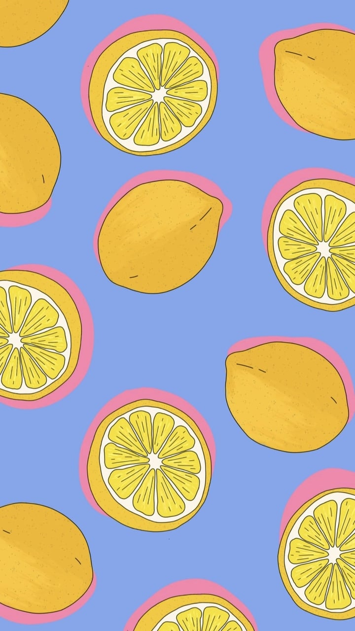 Squeeze the day with this lemon phone background. #foundonweheartit #iphonebackgroun. iPhone wallpaper vintage, iPhone background wallpaper, Wallpaper iphone cute