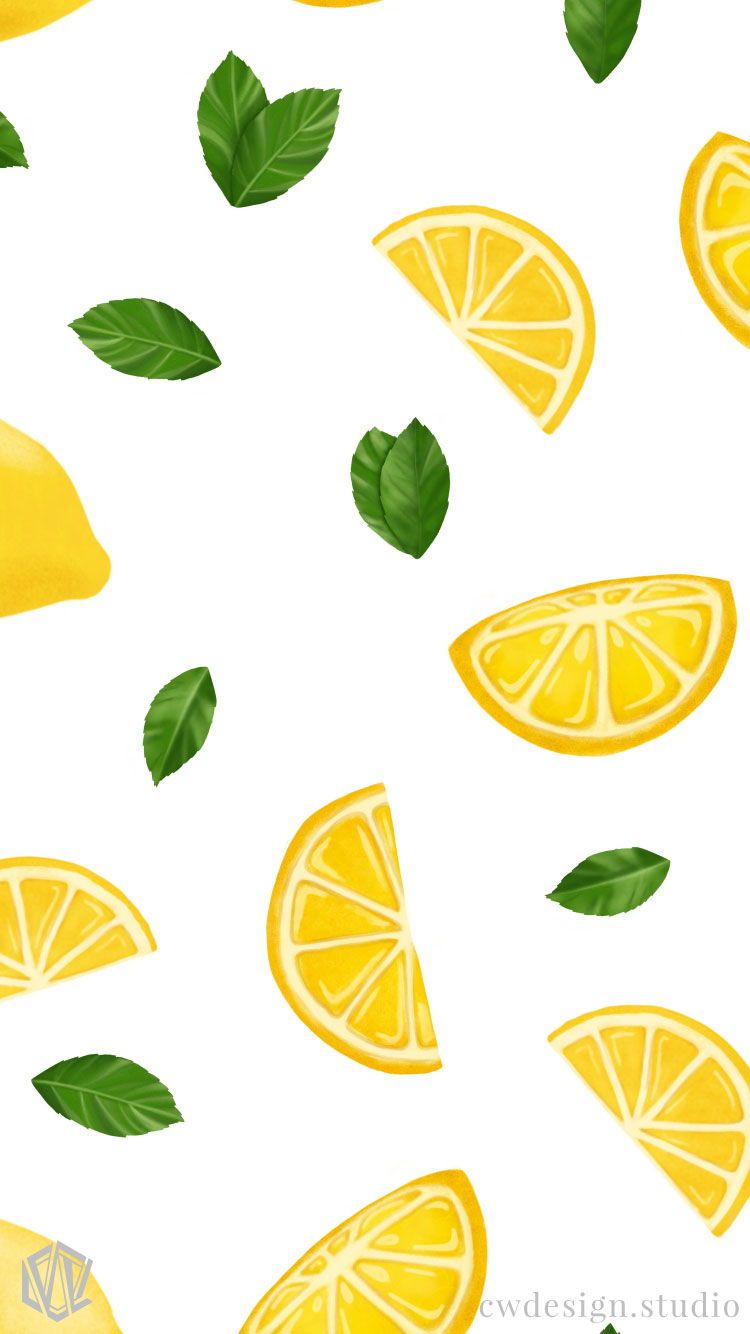 Download Aesthetic Lemon Pattern Laptop Wallpaper  Wallpaperscom