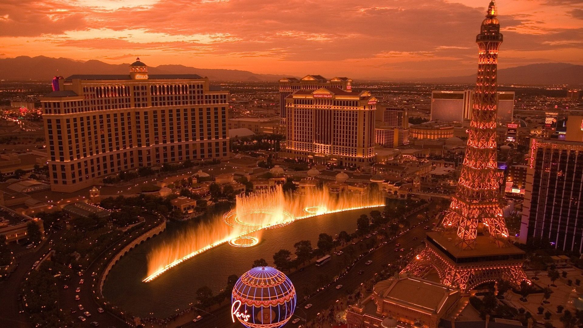 Beautiful Paris Sunset